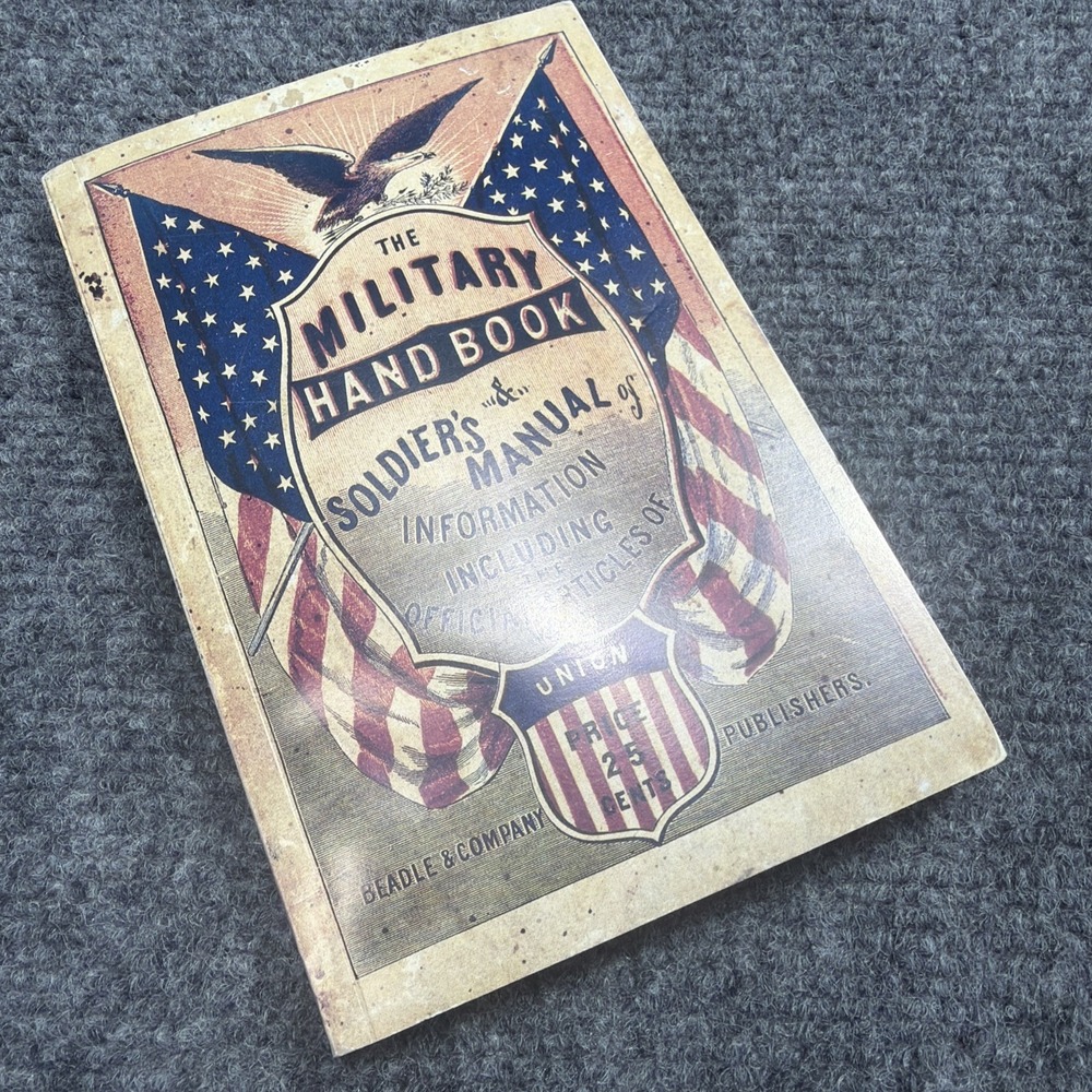 VTG The Military Handbook ARTICLES Civil War RPT 1861 Beadles Soldiers Manual